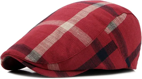 Vista 15 de Newsboy - Gorra de algodón para hombre, diseño de camuflaje, ajustable, ajustable, plano, suave, para caza y golf