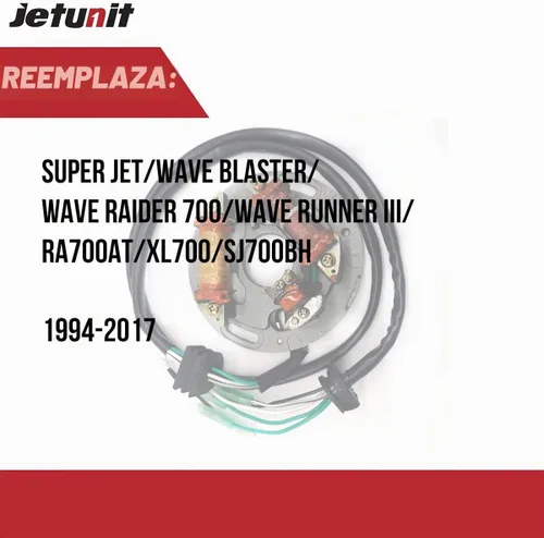 Vista 4 de Estátor para Yamaha Jetski 6R8-85560-10-00,62T-85560-00-00,6R7-85560-10-00 Wave Raider 700 /Wave Venture 700 /SuperJet 700 /Wave Blaster 700 /Wave