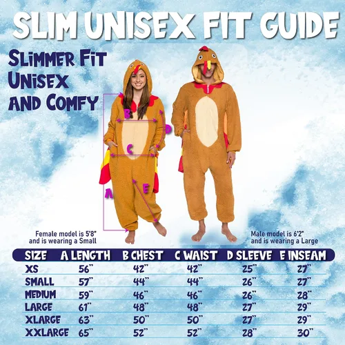 Vista 8 de Funziez! Mameluco de sherpa ajustado para adultos, disfraz de Halloween de animales, traje de cosplay de una pieza de felpa para mujeres y hombres