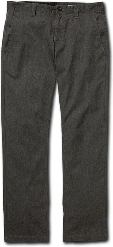 Vista 8 de Volcom Frickin - Pantalón chino elástico moderno para hombre, pantalones de sarga elásticos para uso diario Negro