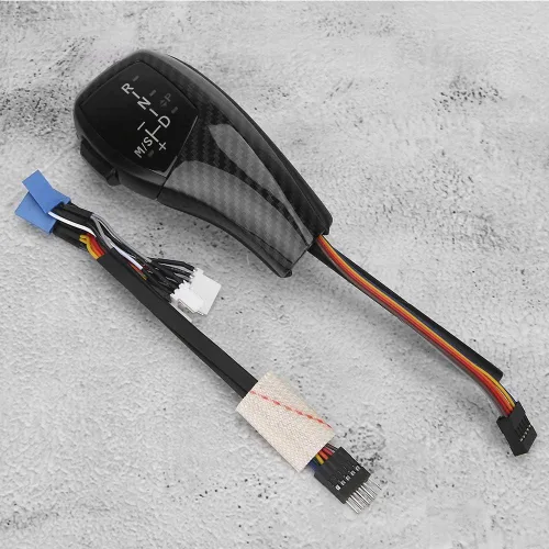 Vista 9 de Acouto Pomo de palanca de cambios automático para E46 E60 E61 Refit para coche F30 eléctrico LHD automático LED palanca de cambios Kit