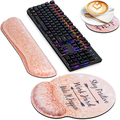 Vista 9 de Canjoy - Reposamuñecas para mouse (2 unidades)