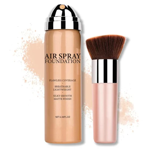 Vista 14 de Base líquida de cobertura completa, maquillaje facial impecable mate - mediano Base ligera de textura cremosa, hidratante y suavizante, a prueba