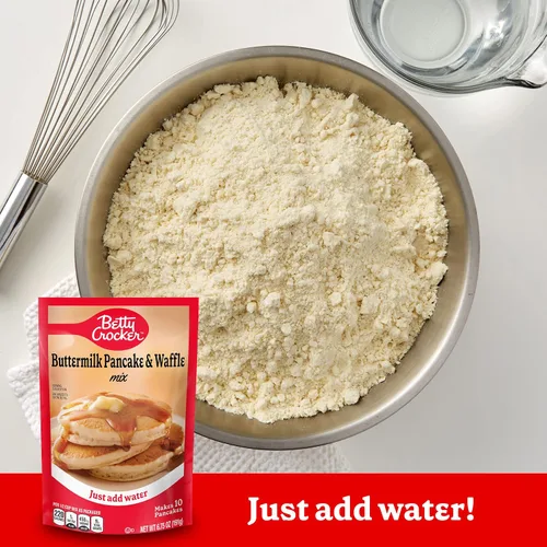 Vista 5 de Betty Crocker Mezcla de suero de leche para panqueques y waffles, 6.75 onzas (paquete de 9)