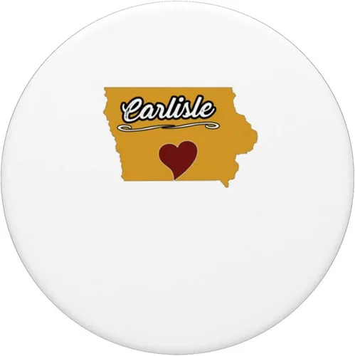 Vista 3 de CARLISLE IOWA IA USA - Cute Souvenir Merch - US City State PopSockets Swappable PopGrip