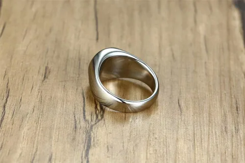 Vista 5 de Anillo de equilibrio para hombre Tai Chi Yin Yang de acero inoxidable Taoísmo Zen Spirit Talismán, Acero inoxidable, aleación, latón