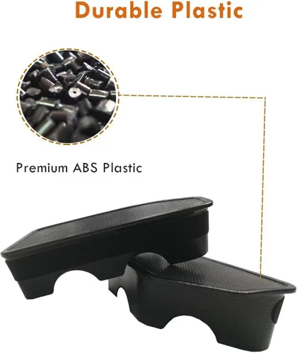 Vista 5 de Moonlinks - Fundas de bolsillo para riel de cama compatibles con GMC Sierra 1500 2014-2018 y tapones para agujeros de bolsillo de estaca Chevrolet