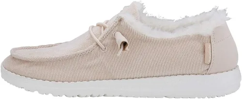 Vista 86 de Hey Dude Wendy Chambray - Zapatos para mujer, mocasines con cordones para mujer, cómodos y ligeros Aurora Blanco 2
