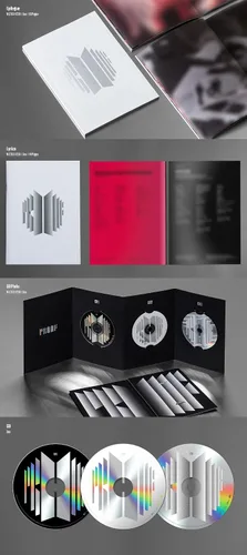 Vista 7 de Dreamus BTS BANGTAN BOYS - Juego de tarjetas fotográficas de 6CD+1 póster plegado+juego de tarjetas de fotos extra, negro, 7.402 x 9.843 x 2.323 in