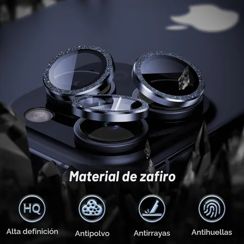 Vista 5 de Jeluse Protector de lente de cámara para iPhone 17 Pro Max/17 Pro/16 Pro Max/16 Pro/15 Pro Max/15 Pro/14 Pro Max/14 Pro, kit de alineación