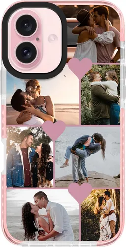 Vista 20 de Funda personalizada para iPhone 12 mini, funda personalizada con collage de fotos con múltiples imágenes, funda personalizada para cumpleaños
