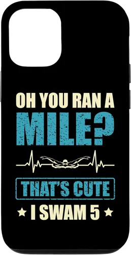 Vista 28 de Funny Swimmer I Swam 5 Hilarious Swimming Case for iPhone 16