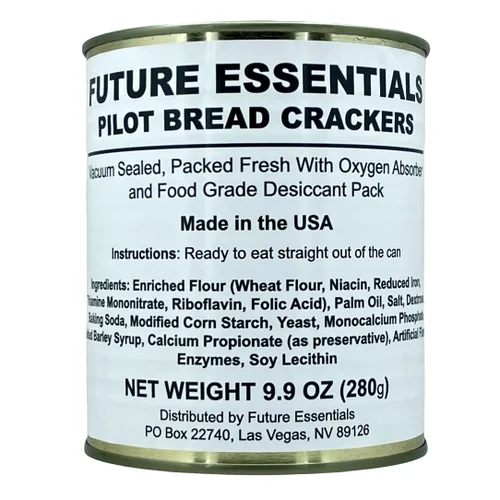 Vista 3 de Future Essential Sailor Pilot Bread Crackers Galletas de barco Hardtack Comida de supervivencia de emergencia 30 años de vida útil Listo