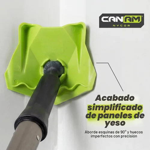 Vista 2 de CanAm Tools NyCor - Acabadores de esquina para paneles de yeso (verde, 2.5 pulgadas)