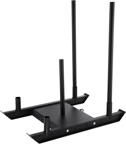 Vista 9 de VEVOR Weight Training Pull Sled, Fitness Strength Speed Training Sled, Steel Power Sled Workout Equipment for Athletic Exercise and Speed Improvement