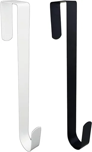 Vista 4 de Gancho de metal para colgar de Sterling, 12 pulgadas, color negro, Negro, Paquete de 1