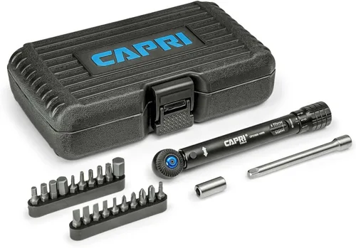 Vista 8 de Capri Tools Juego de mini llaves dinamométricas de 1/4 pulgadas, 3-16 Nm