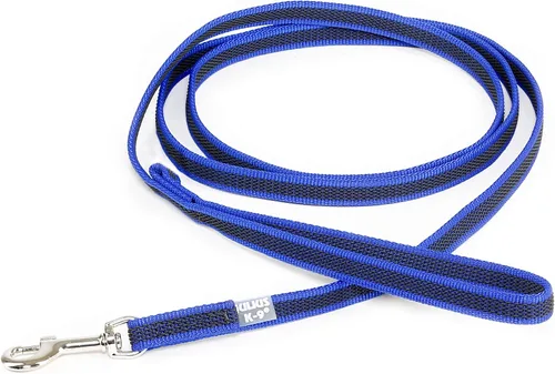 Vista 133 de Julius-K9 218GM-B-DP Correa de color y gris superagarre, ajustable, 0.551 in x 7.2 ft, azul-gris
