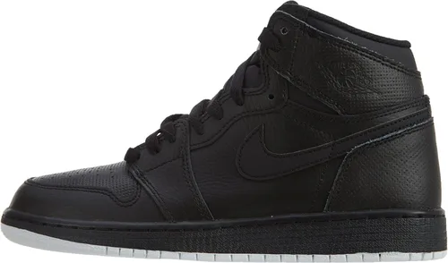 Vista 4 de Air Jordan 1 High OG Big Kid's Shoes "Black White