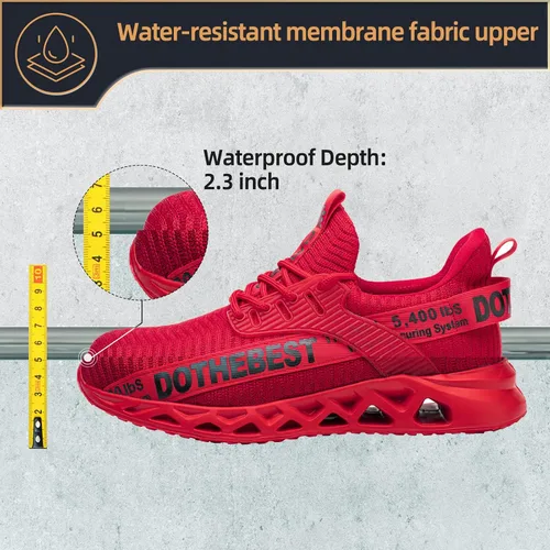 Vista 68 de Furuian - Tenis con punta de acero para hombres y mujeres, zapatos de seguridad ligeros, cómodos, a prueba de pinchazos, zapatos de trabajo