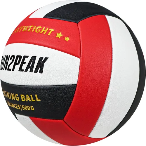 Vista 2 de RUN2PEAK Setter Training Volleyball Official Size 5 Volleyballs Heavy Weight Ball PU Practice Volley Balls for Indoor Rebounder Equipment Setters