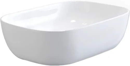 Vista 10 de Fregadero de Recipiente Negro Rectangular, 45,7x33 cm Encimera de Cerámica de Porcelana para Baño con Combo de Grifo y Drenaje