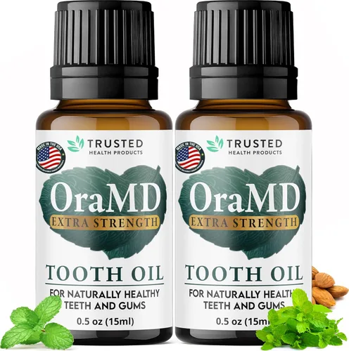 Vista 10 de OraMD Aceite dental extra fuerte 4 en 1 – Tratamiento clínicamente probado para enfermedades de las encías, tratamiento de gingivitis, tratamiento