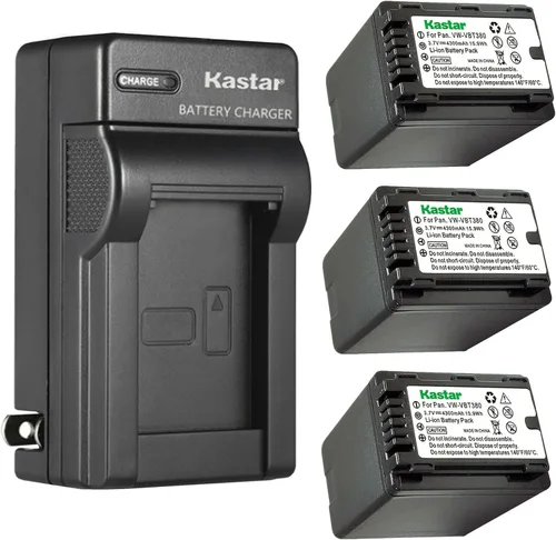 Vista 6 de Kastar Cargador de batería de pared AC para Panasonic HC-V750, HC-V750M, HC-V750K, HC-V770, HC-V770K, HC-V770GK, HC-V770MGK, HC-V800, HC-V800K