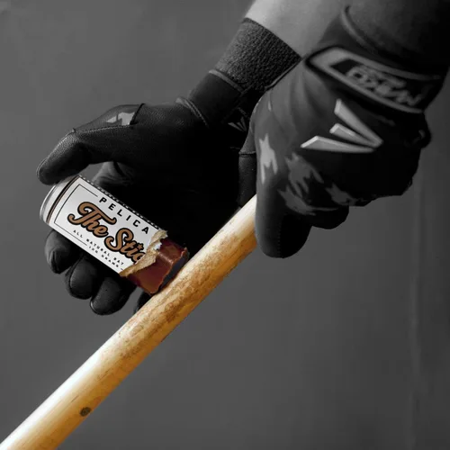 Vista 2 de Palo de béisbol de alquitrán de pino Pelican Bat Wax Grip Enhancer para béisbol Softbol (marrón)