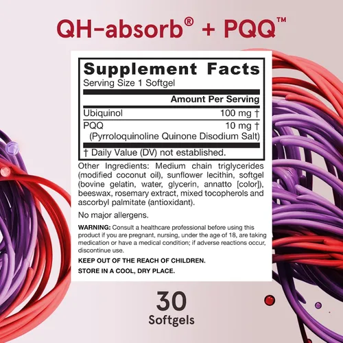Vista 5 de Suplemento QH Plus PQQ Jarrow Formulas, QHPQ, 1, 1