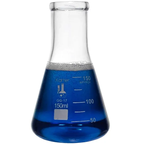 Vista 7 de Karter Scientific - Matraz Erlenmeyer de boca estrecha de 1000 ml, vidrio borosilicato 3.3, 213G22 (Individual) 3.3 vidrio de borosilicato, boca