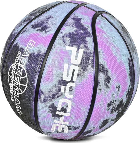 Vista 2 de Baloncesto para niños y jóvenes, tamaño 4/5 (25.5/27.5 pulgadas), baloncesto de goma de alta calidad para niños y niñas, juegos de piscina