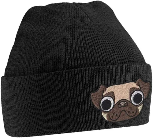 Vista 2 de Bang Tidy Clothing Skullies - Gorro para mujer con cara de perro