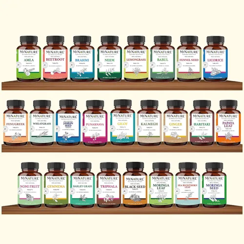Vista 7 de Punarnava Tabletas de mi Nature 90 Tabletas, 1000 mg Suministro de 45 días Tabletas de Hierbas Vegano Boerhaavia diffusa de la India
