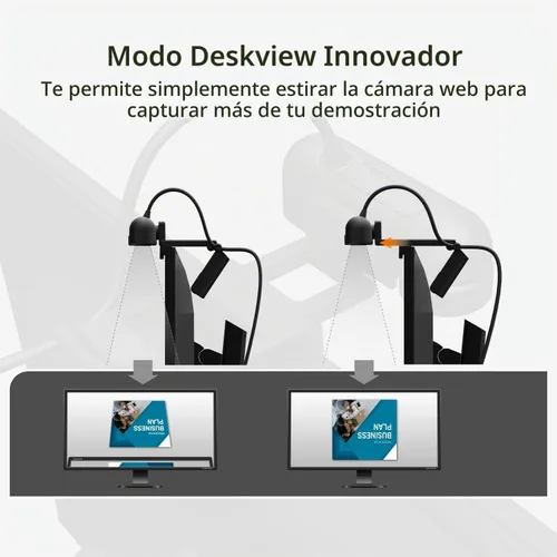 Vista 5 de j5create Cámara web y cámara de documentos de modo dual 1080P