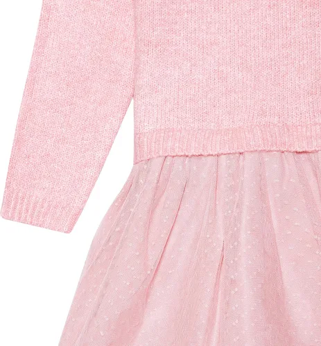 Vista 4 de Gerber Vestido tipo suéter para bebés y niñas pequeñas con falda de tul