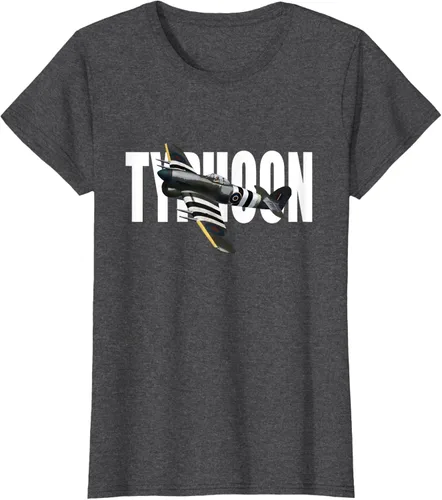 Vista 4 de RAF Hawker Typhoon WW2 Fighter Aircraft T-Shirt