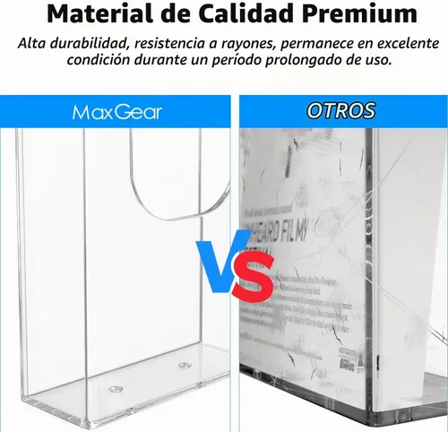 Vista 7 de MaxGear - Soporte de pared acrílico para folletos, 4 pulgadas de ancho, paquete de 3