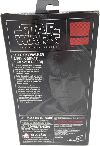 Vista 4 de Star Wars The Black Series - Figura de acción de Luke Skywalker (Jedi Knight) de 6 pulgadas
