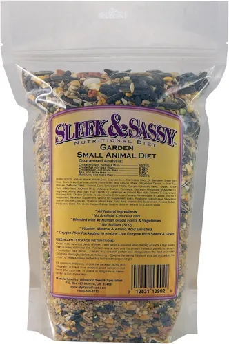 Vista 3 de SLEEK & SASSY Alimento para animales pequeños domésticos para hámsters, jerbos, ratones y ratas (2 libras)