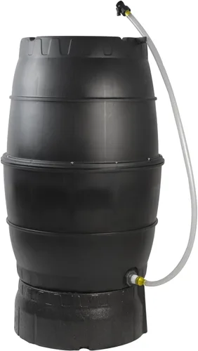 Vista 5 de SQUEEZE master Soporte para barril de recolección de agua de lluvia de 50 galones