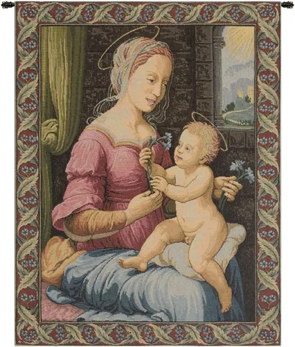 Vista 31 de Madonna Di Medjugorie - Tapiz italiano para colgar en pared, 6 pulgadas x 9 pulgadas, algodón/viscosa/poliéster por Raoul Vitale