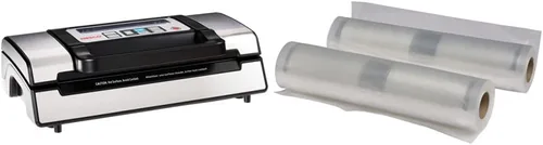 Vista 8 de Nesco Deluxe Food VS-12 - Sellador al vacío, 130 vatios y bolsa selladora al vacío NESCO VS-07V, paquete variado y bolsas selladoras al vacío NESCO