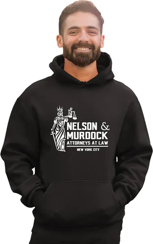 Vista 19 de Go All Out Nelson And Murdock Attorneys At Law - Sudadera con capucha para hombre y mujer