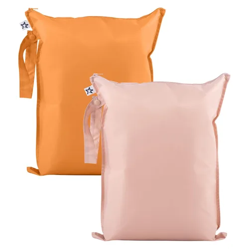 Vista 29 de Tiny Twinkle Bolsas húmedas a prueba de desorden Paquete de 1 bolsa reutilizable impermeable para trajes de baño Ropa de bebé Bolsa de viaje