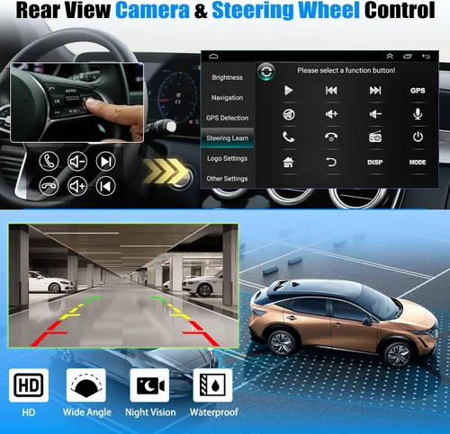 Vista 6 de Radio estéreo para coche Android 13 para Ford F-150 2009-2012 con CarPlay
