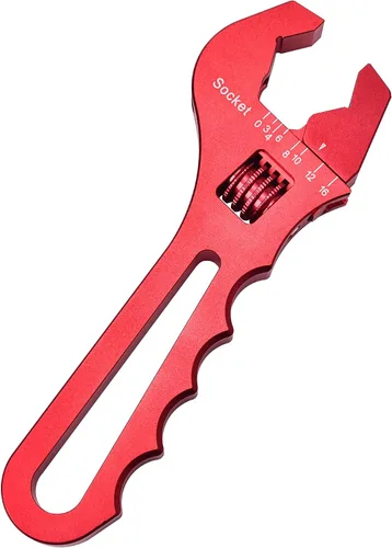 Vista 8 de EVIL ENERGY Llave ajustable para manguera de montaje AN 3AN-12AN de aluminio negro