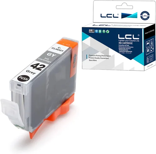 Vista 9 de LCL Cartucho de tinta de repuesto compatible para Canon CLI42 CLI-42 BK CLI-42BK 6384B002 Pro-100 Pro-100S (paquete de 1 negro)