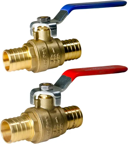 Vista 35 de XFITTING 2 piezas de válvula de bola Pex de 1 pulgada, 23-1-1 = 2X (2 paquetes)