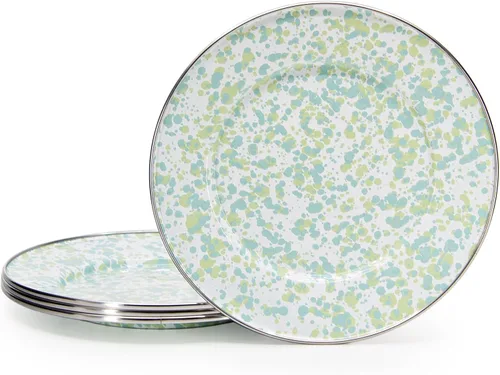 Vista 13 de Golden Rabbit Enamelware Sandwich Plates, 8.5 inch, Americana, Set of 4